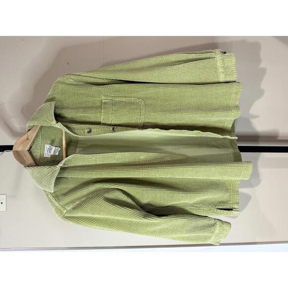 Tops - L.L.Bean Women's Green Corduroy Shirt Jacket